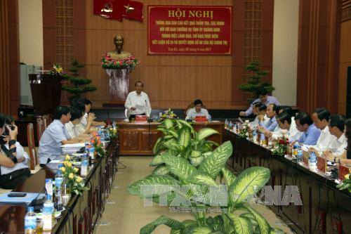 Phó Thủ tướng Thường trực Chính phủ Trương Hòa Bình làm việc tại tỉnh Quảng Nam ảnh 1